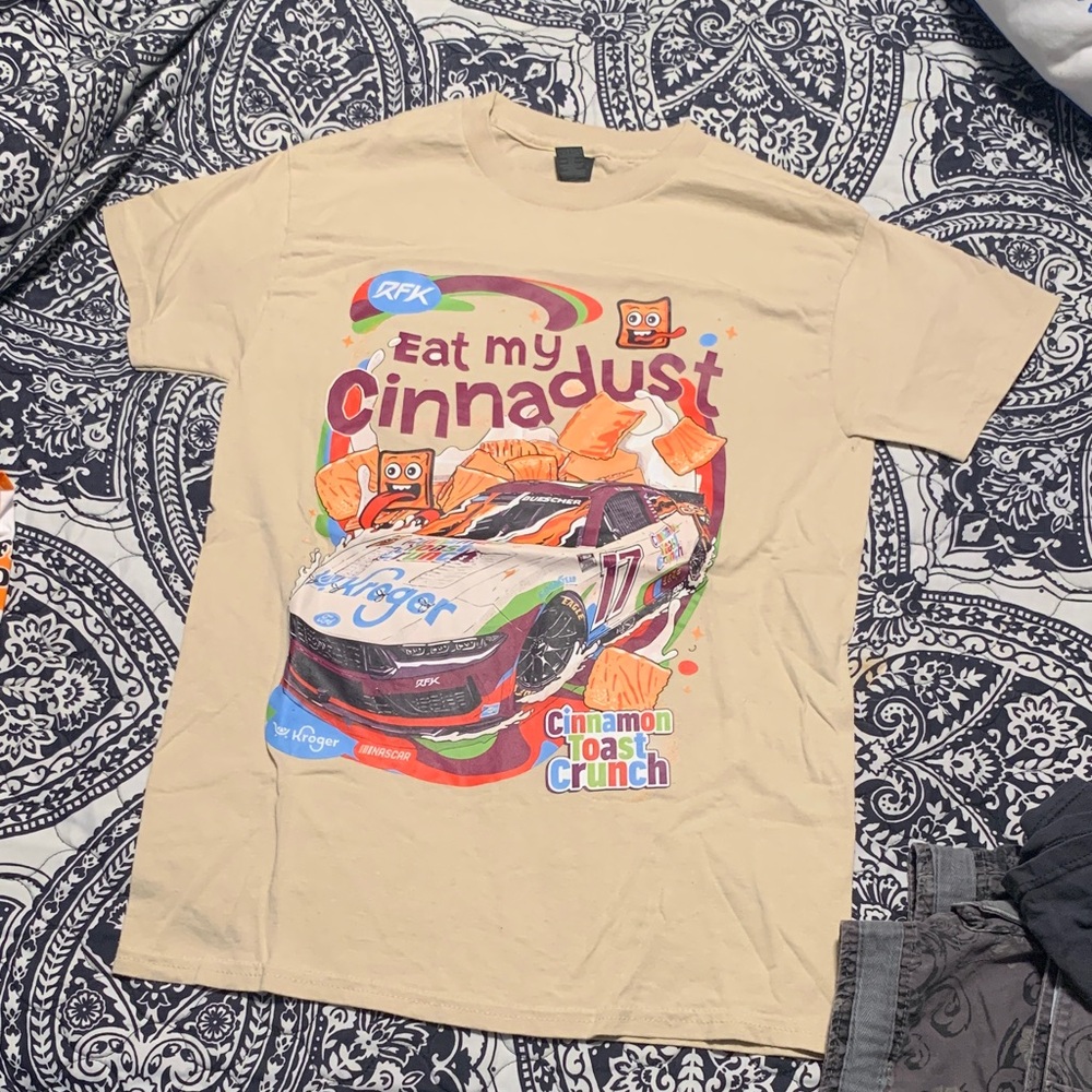 Cinnamon Toast Crunch 'Eat My Cinnadust' Beige Graphic Tee